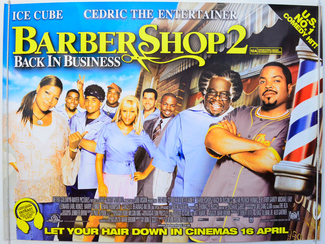 Barbershop 2 : Back In Business Original British Quad Poster - Film Poster - Movie Poster