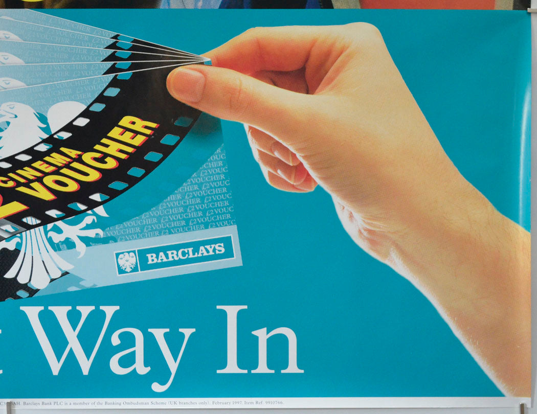 BARCLAYS 1997 ADVERTISING POSTER - GREAT NIGHT OUT (Bottom Right) Cinema Quad Movie Poster