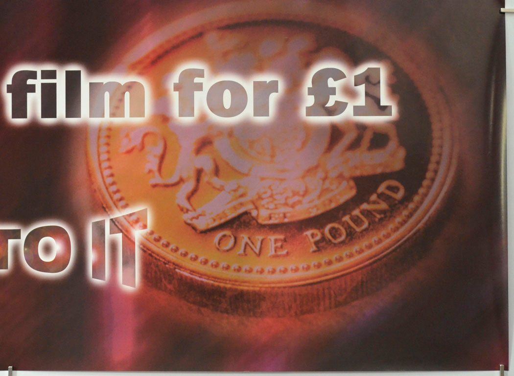 BARCLAYS 1997 ADVERTISING POSTER - NATIONAL CINEMA DAY (Bottom Right) Cinema Quad Movie Poster