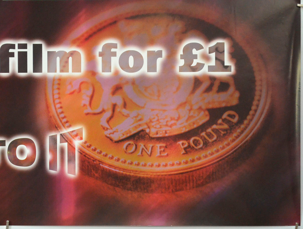 BARCLAYS 1997 ADVERTISING POSTER - NATIONAL CINEMA DAY (Bottom Right) Cinema Quad Movie Poster