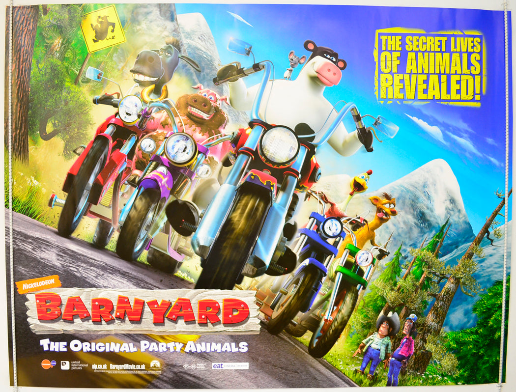 Barnyard (Version 2) Original Quad Poster - Film Poster - Movie Poster