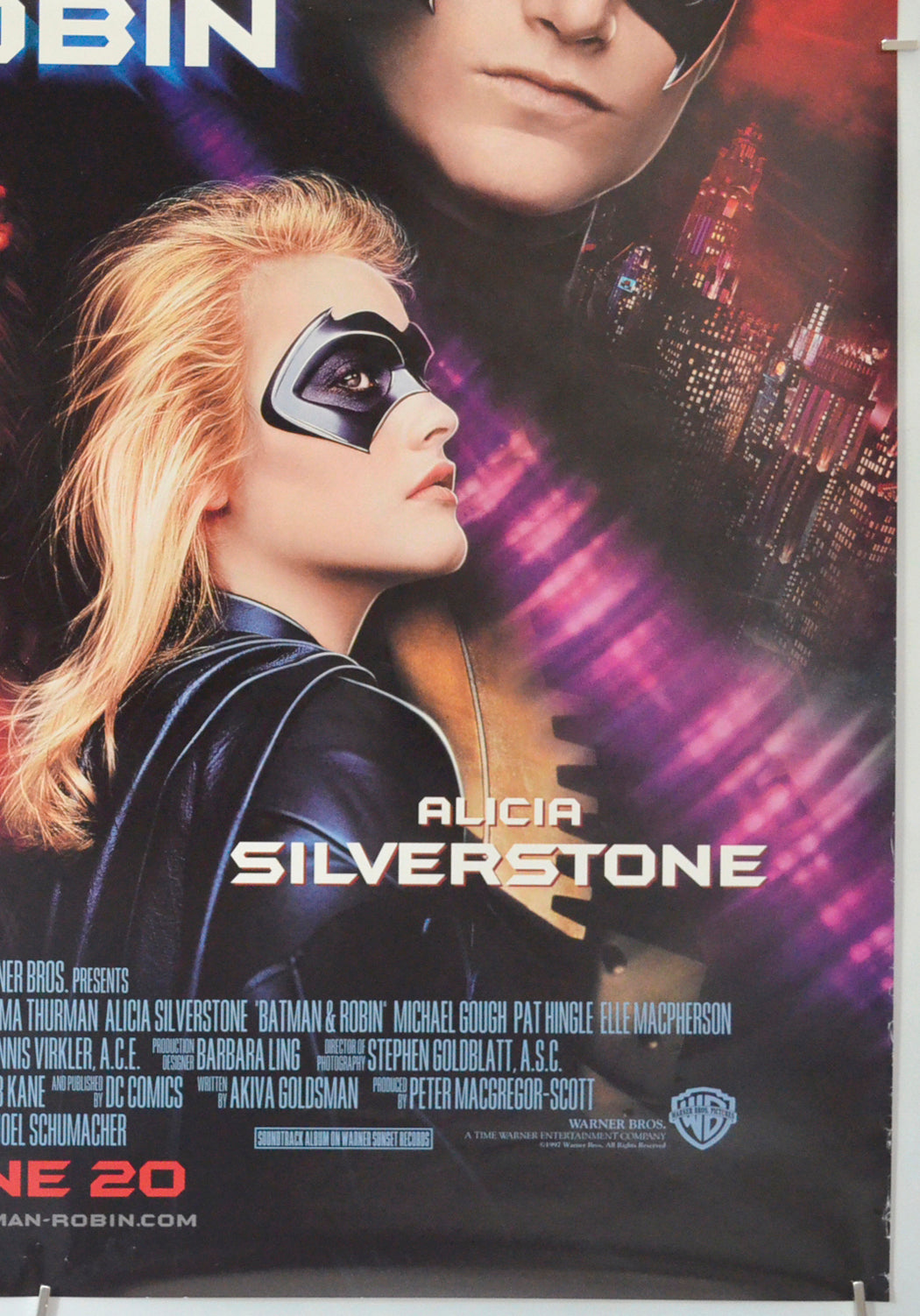 BATMAN AND ROBIN (Bottom Right) Cinema One Sheet Movie Poster