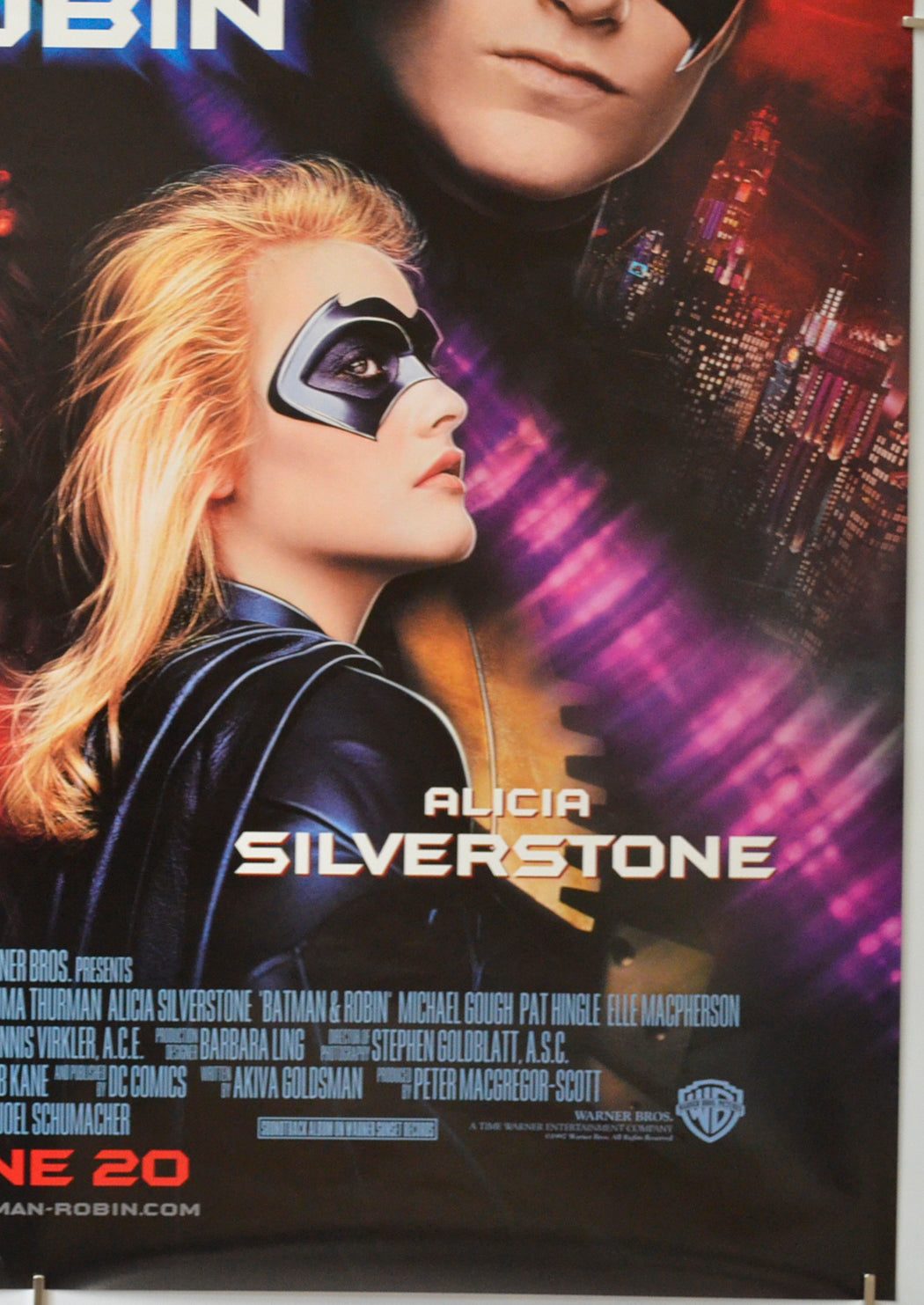 BATMAN AND ROBIN (Bottom Right) Cinema One Sheet Movie Poster