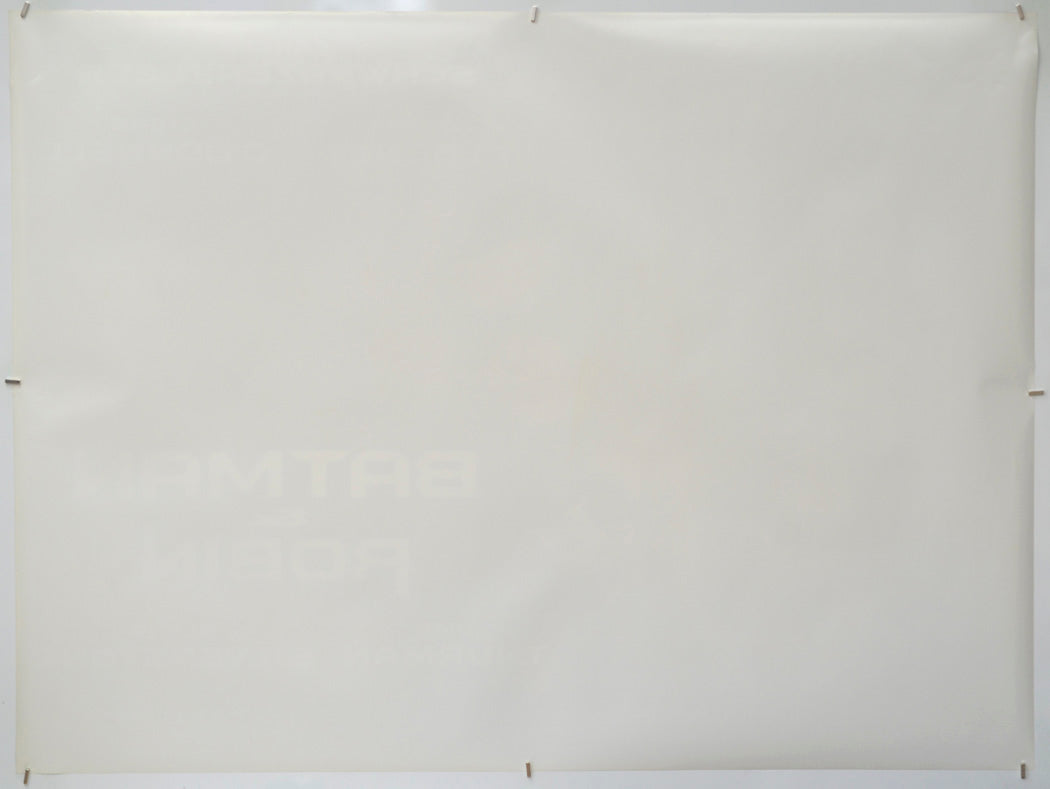 Batman And Robin (Back) Cinema Quad Movie Poster