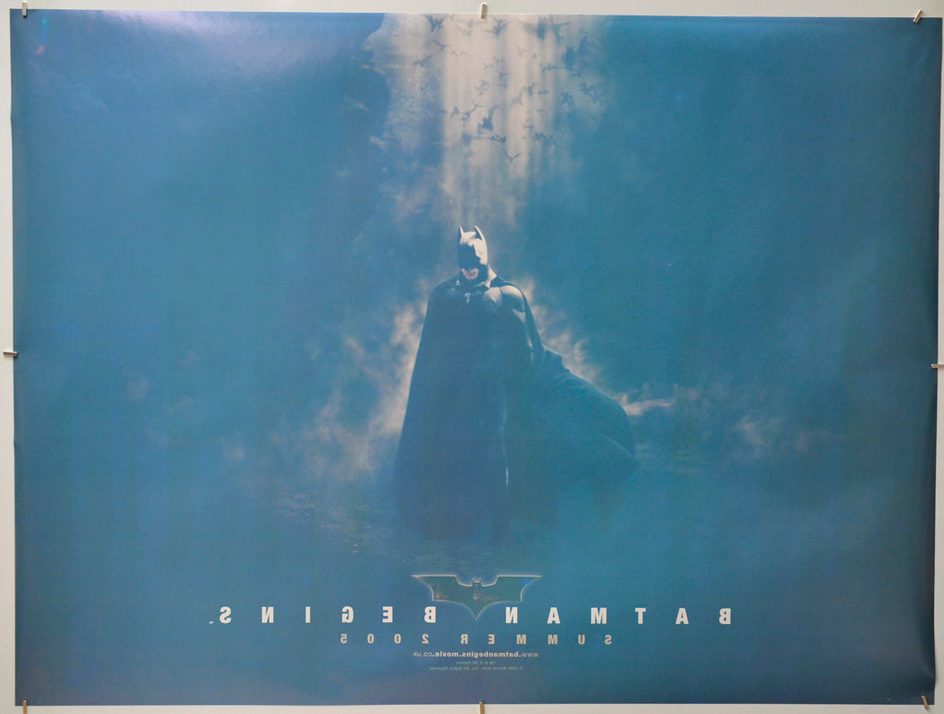 Batman Begins (Back) Cinema Quad Movie Poster