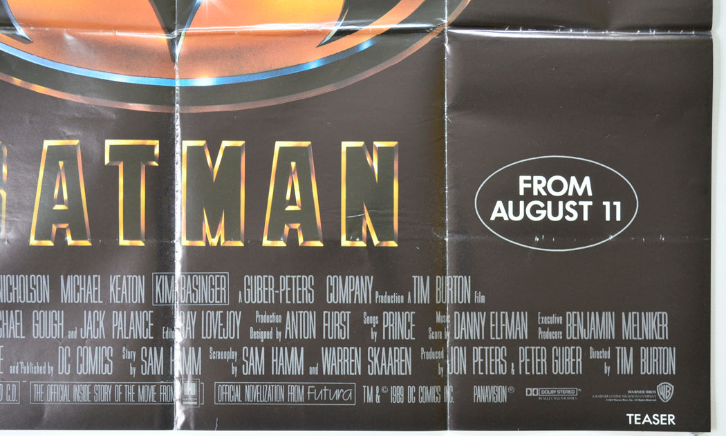 BATMAN (Bottom Right) Cinema Quad Movie Poster
