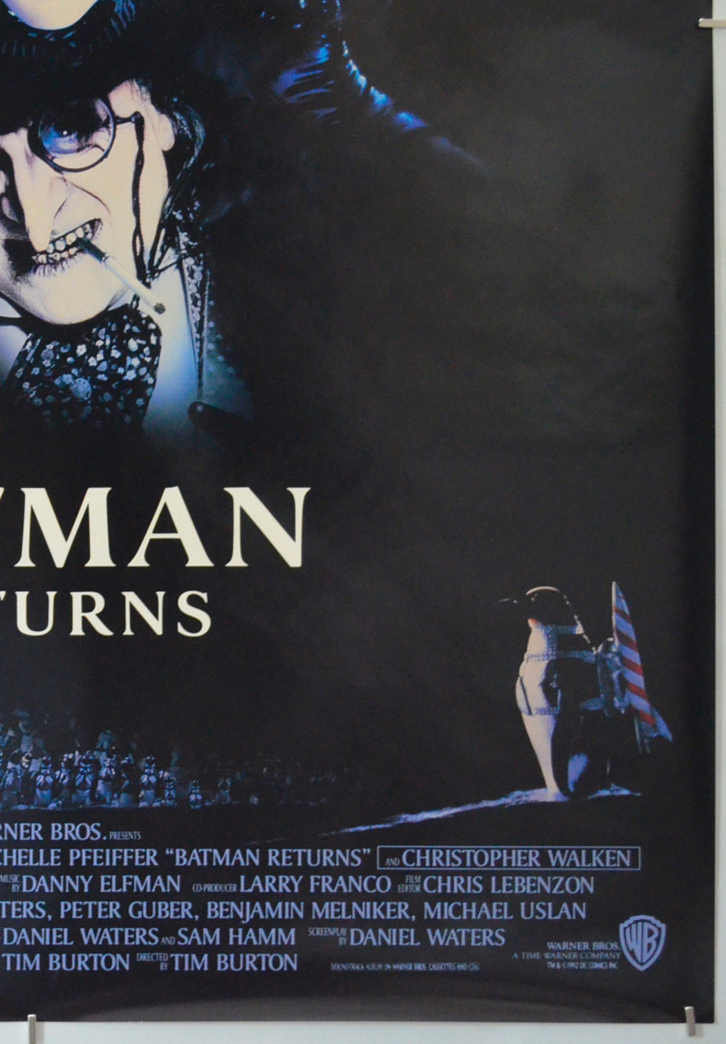 BATMAN RETURNS (Bottom Right) Cinema One Sheet Movie Poster