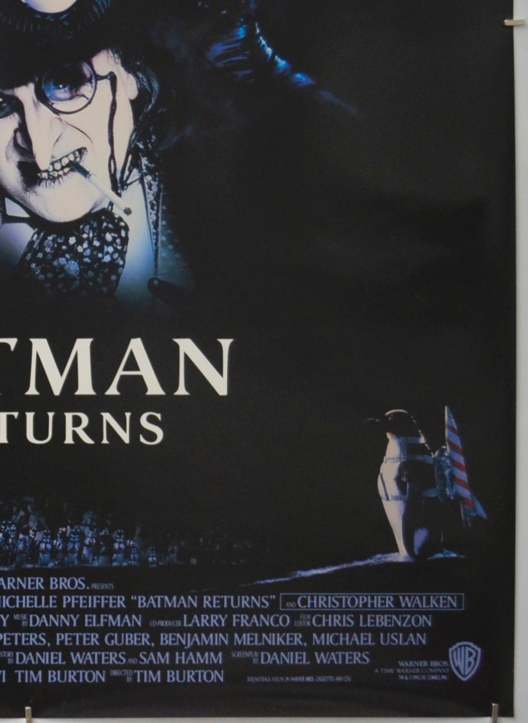 BATMAN RETURNS (Bottom Right) Cinema One Sheet Movie Poster