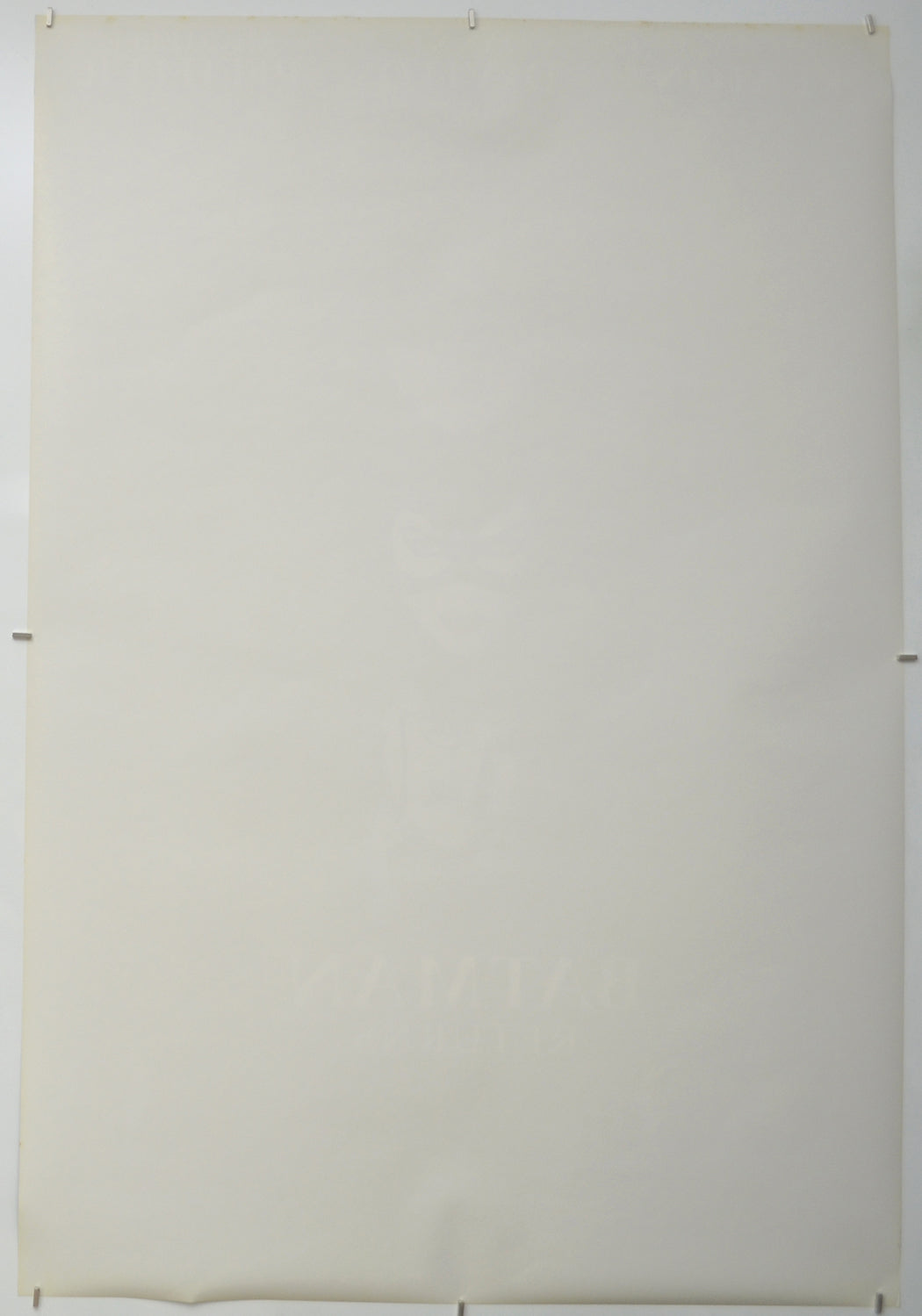 BATMAN RETURNS (Back) Cinema One Sheet Movie Poster