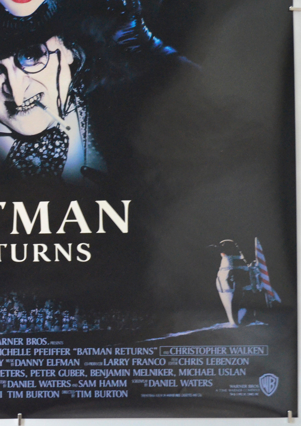 BATMAN RETURNS (Bottom Right) Cinema One Sheet Movie Poster