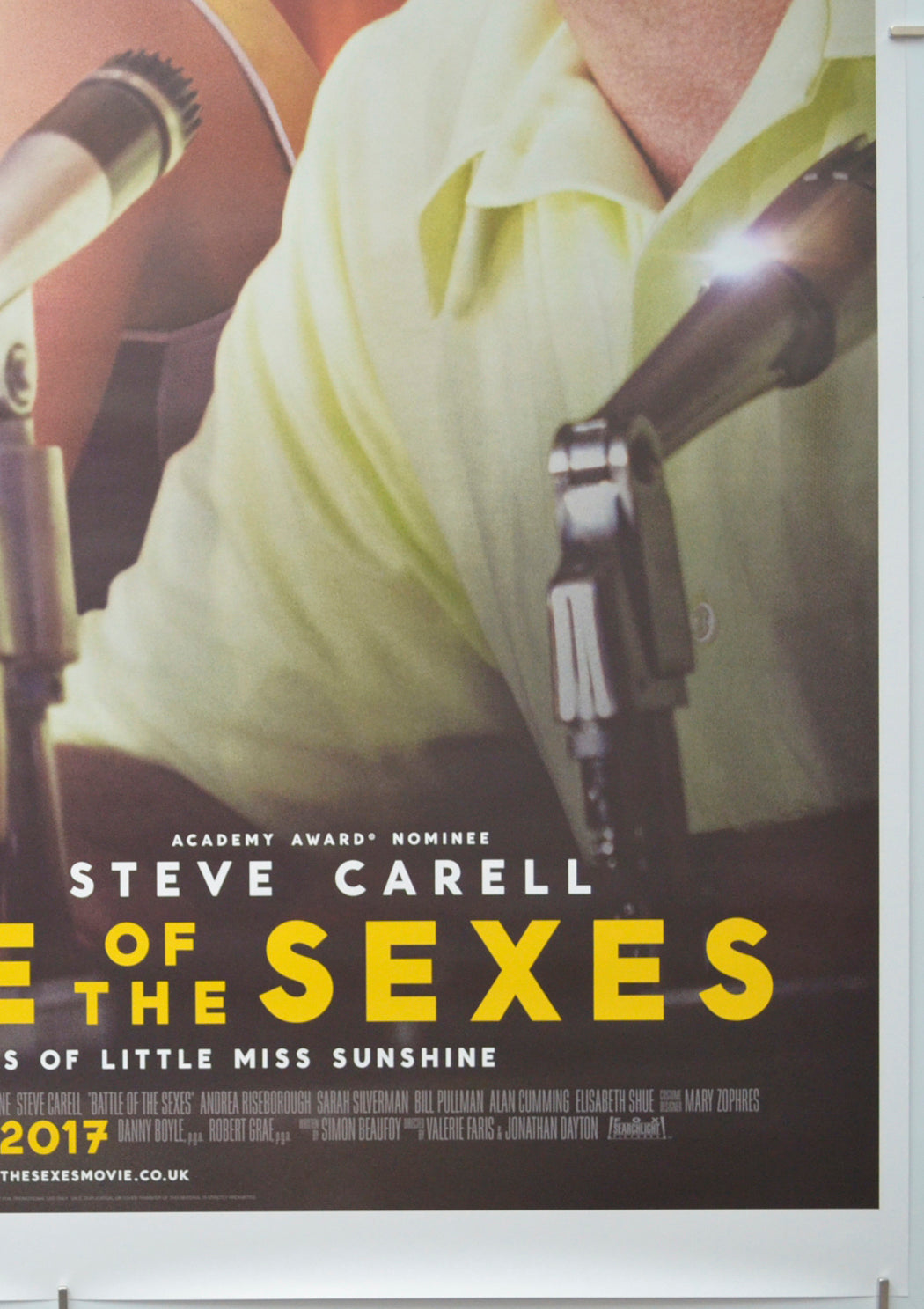 BATTLE OF THE SEXES (Bottom Right) Cinema One Sheet Movie Poster