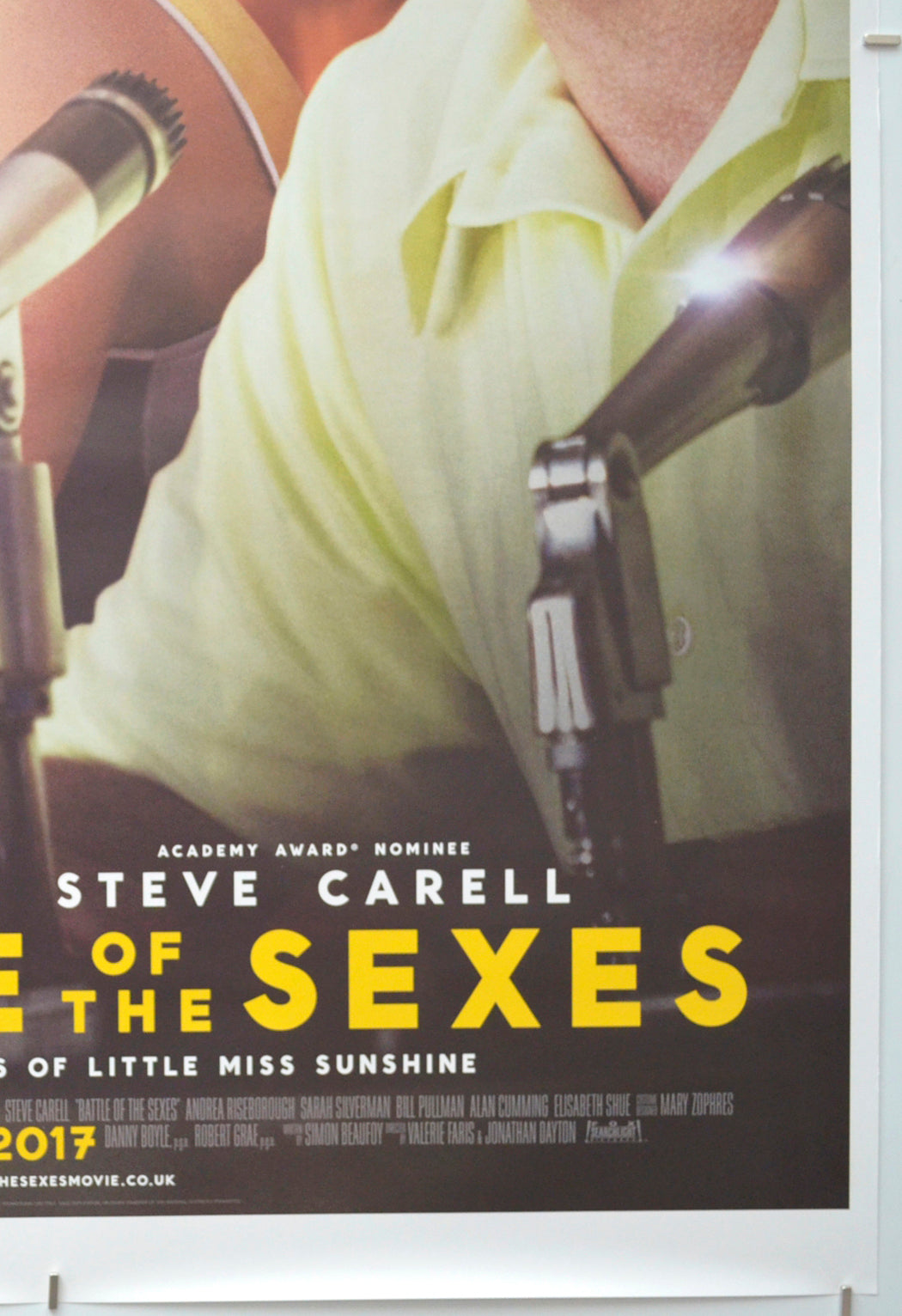 BATTLE OF THE SEXES (Bottom Right) Cinema One Sheet Movie Poster