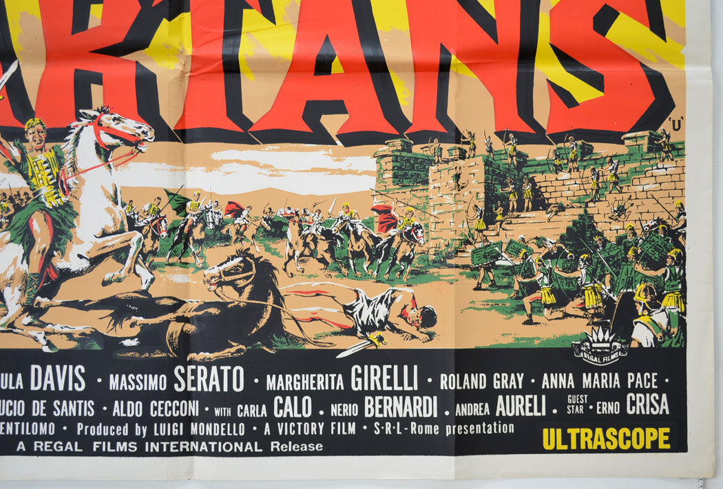 BATTLE OF THE SPARTANS (Bottom Right) Cinema Quad Movie Poster