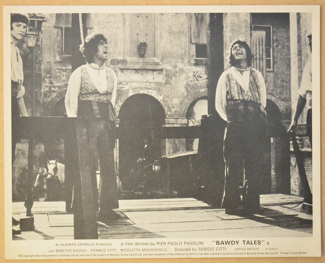 BAWDY TALES (Card 8) Cinema Set of Black and White FOH Stills / Lobby Cards