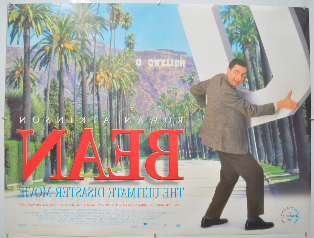 BEAN : THE ULTIMATE DISASTER MOVIE (Back) Cinema Quad Movie Poster