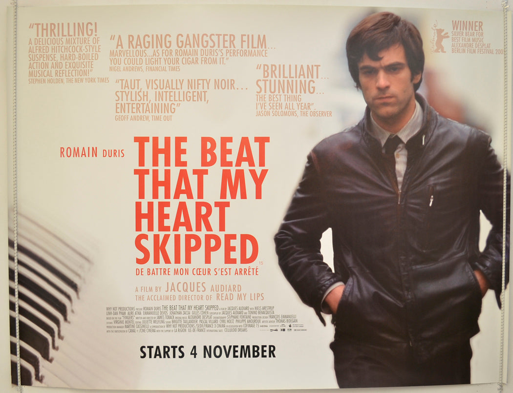 The Beat That My Heart Skipped Original Quad Poster - Film Poster - Movie Poster