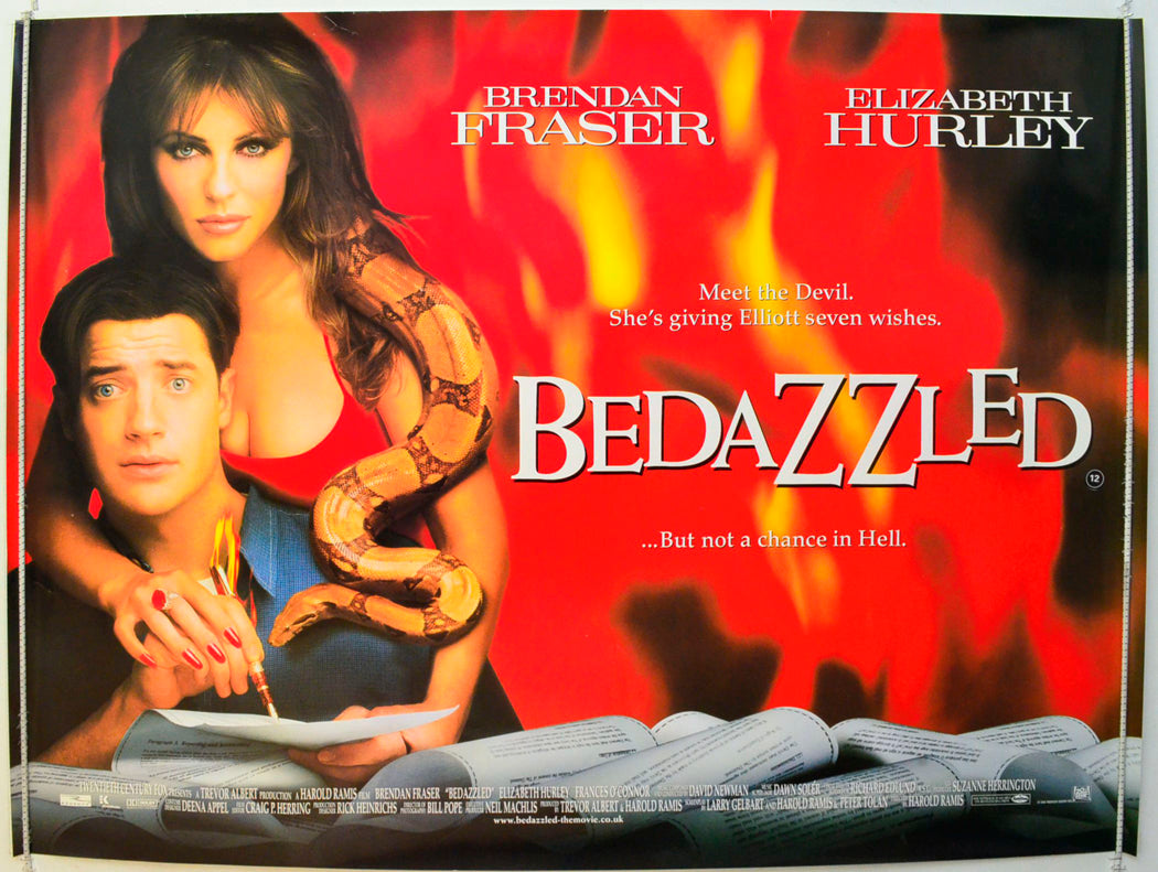 Bedazzled Original British Quad Poster - Film Poster - Movie Poster