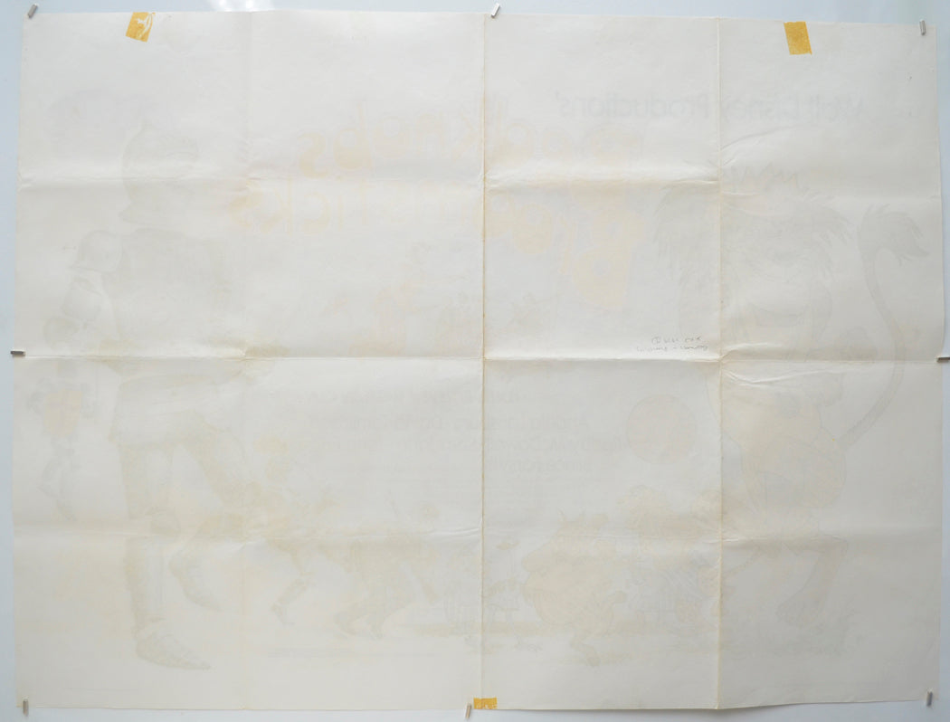 BEDKNOBS AND BROOMSTICKS (Back) Cinema Quad Movie Poster