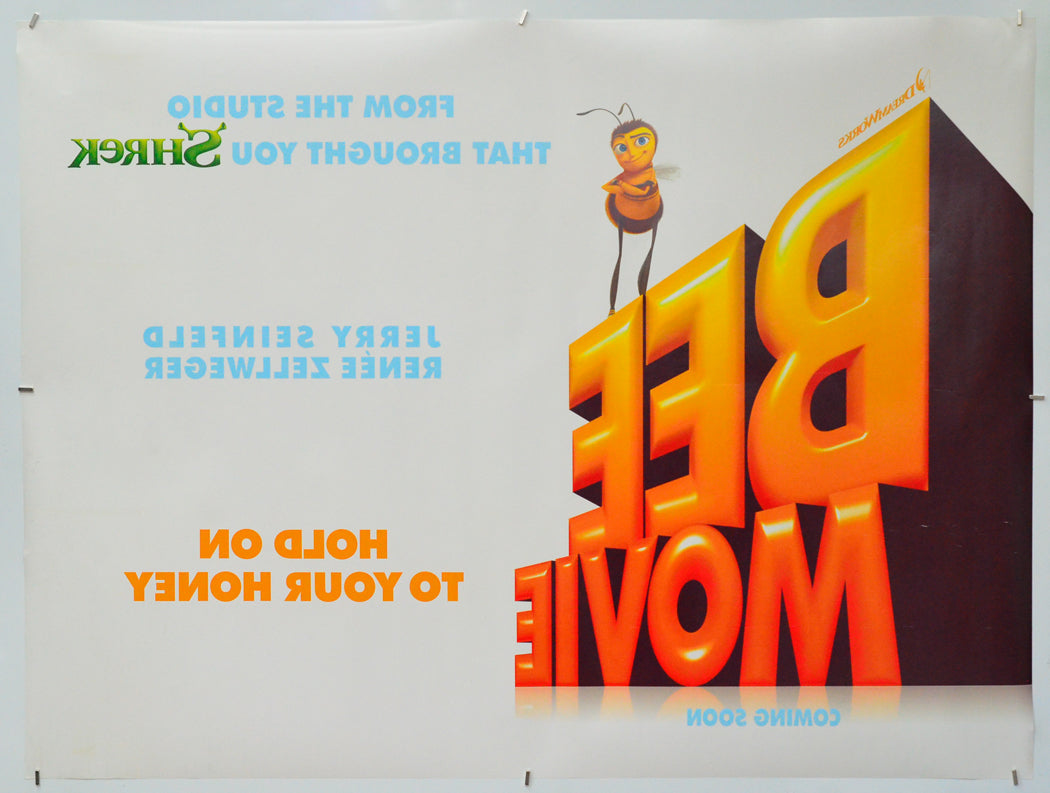 Bee Movie (Back) Cinema Quad Movie Poster