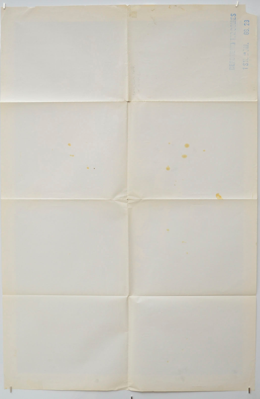 BEFORE WINTER COMES (Back) Cinema One Sheet Movie Poster