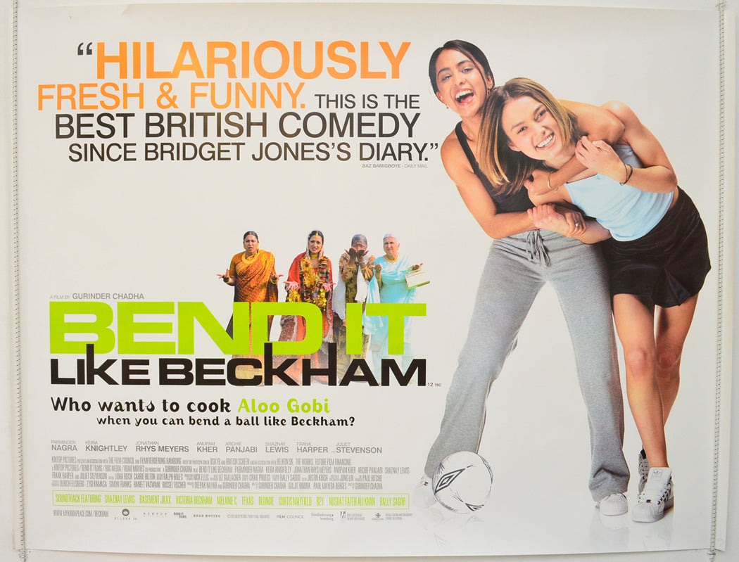 Bend It Like Beckham Original British Quad Poster - Film Poster - Movie Poster