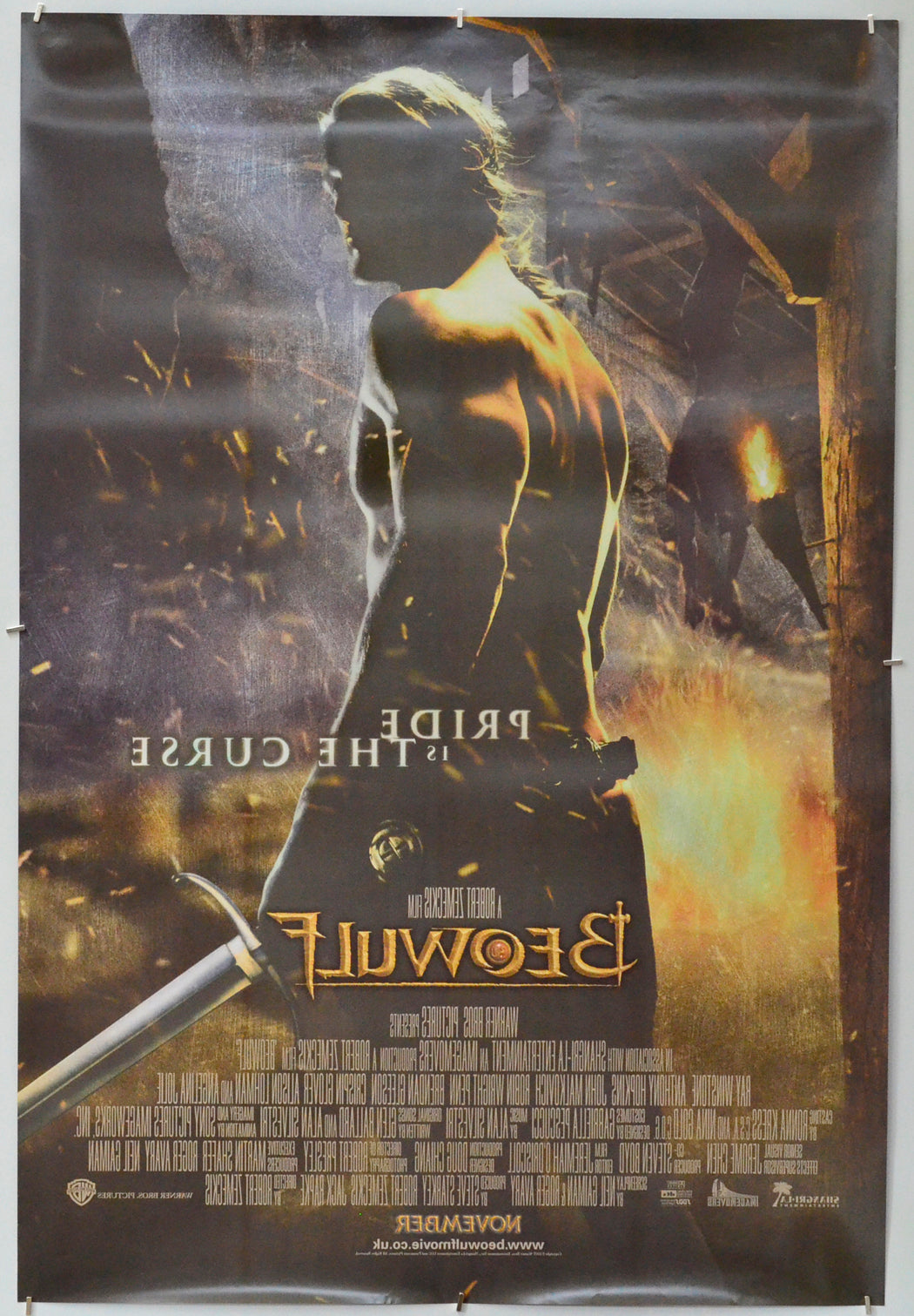 Beowulf (Back) Cinema One Sheet Movie Poster