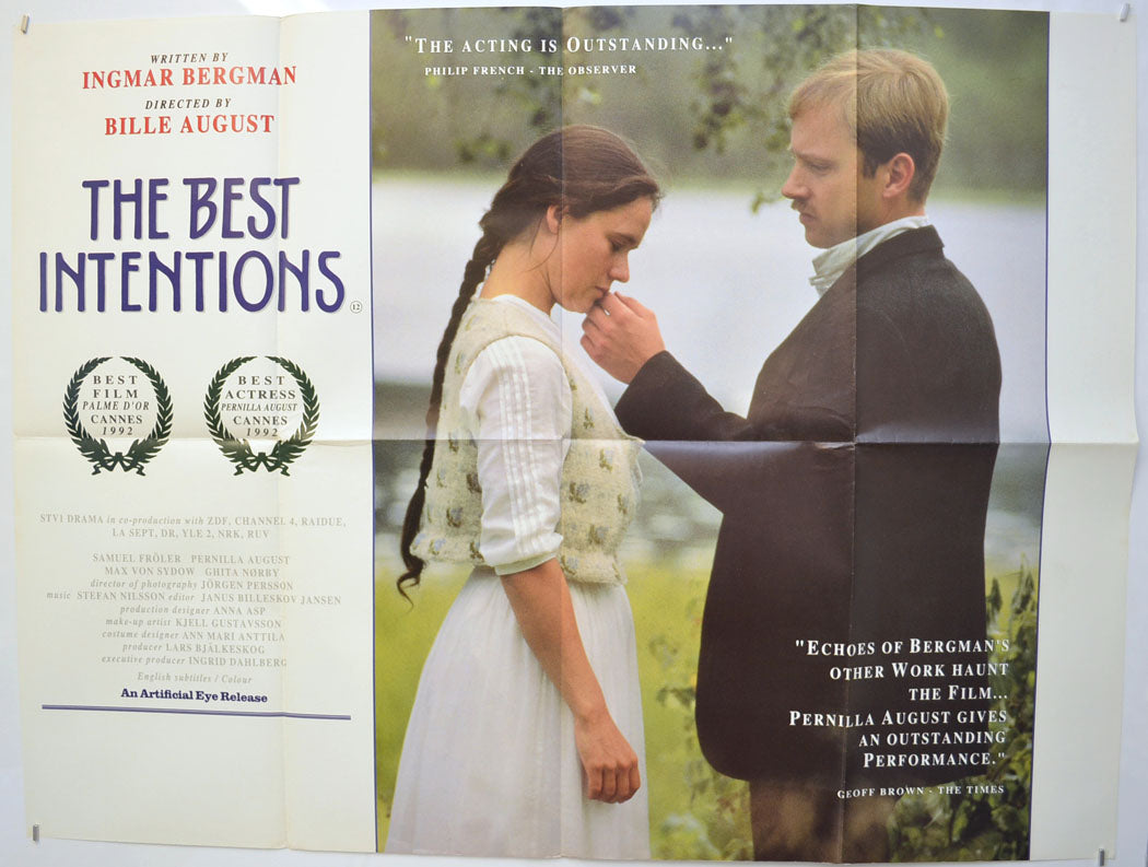 The Best Intentions (a.k.a. Den goda viljan) Original Quad Poster - Film Poster - Movie Poster