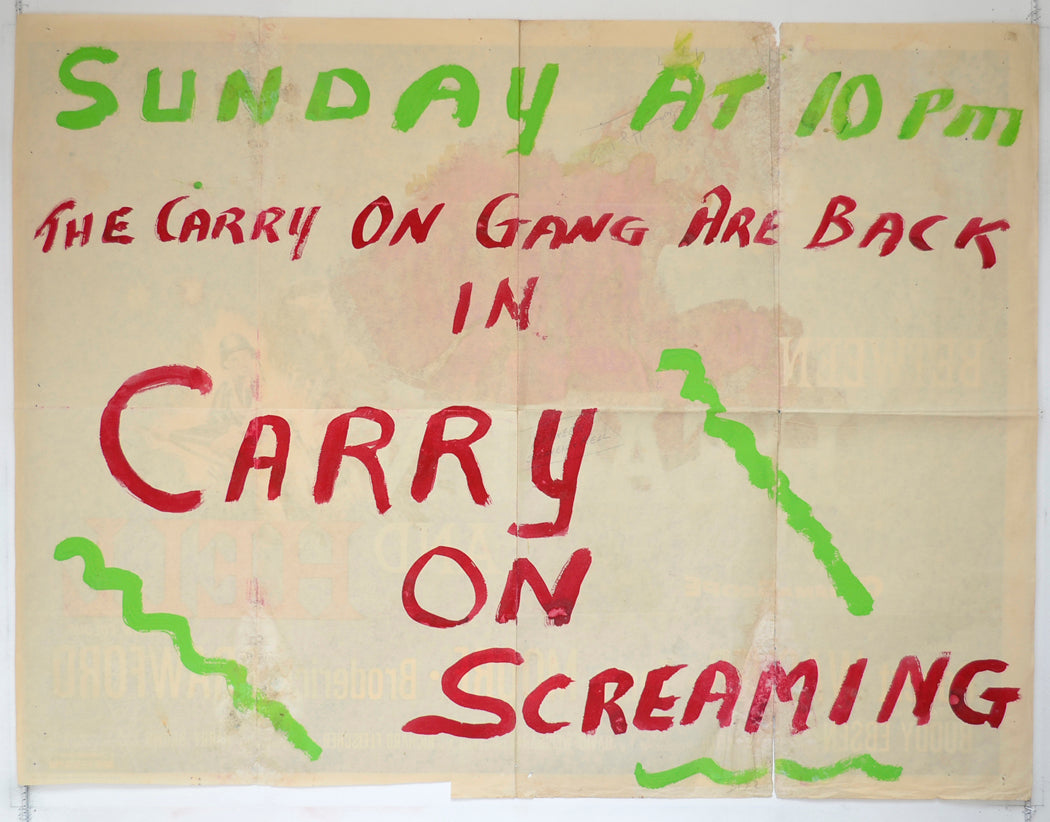 BETWEEN HEAVEN AND HELL (Back) Cinema Quad Movie Poster