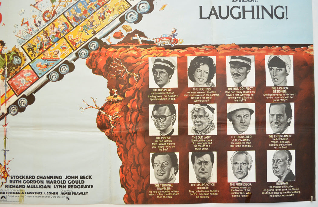 THE BIG BUS (Bottom Right) Cinema Quad Movie Poster