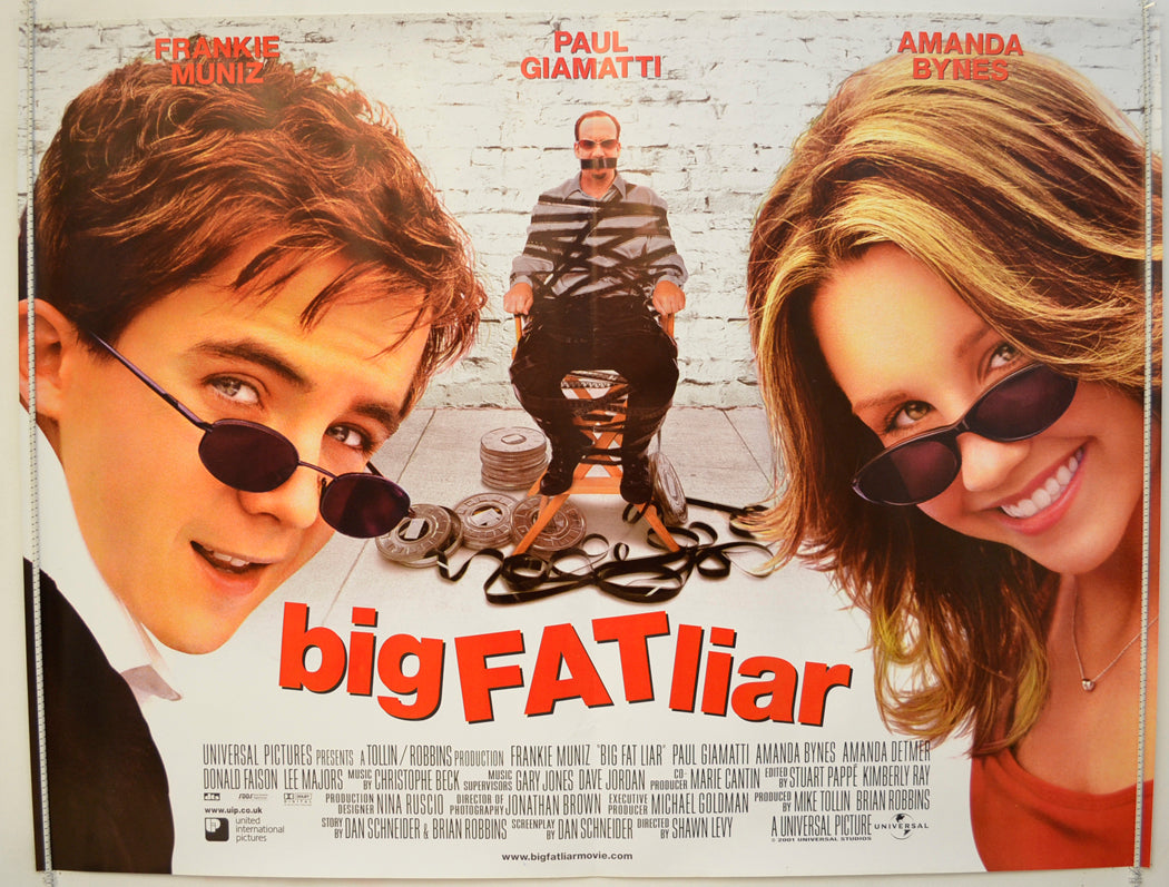 Big Fat Liar Original Quad Poster - Film Poster - Movie Poster