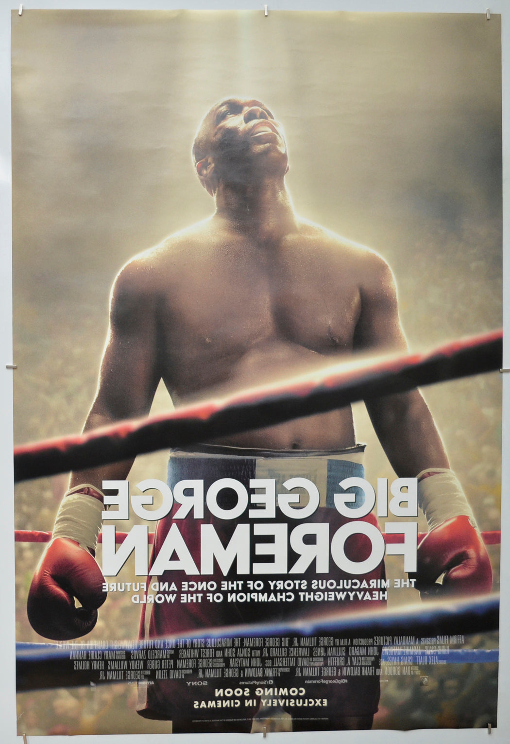 BIG GEORGE FOREMAN (Back) Cinema One Sheet Movie Poster