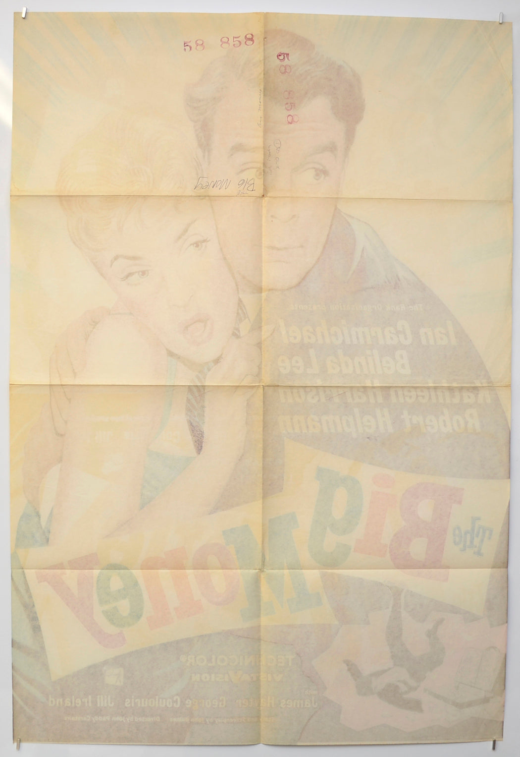 THE BIG MONEY (Back) Cinema One Sheet Movie Poster