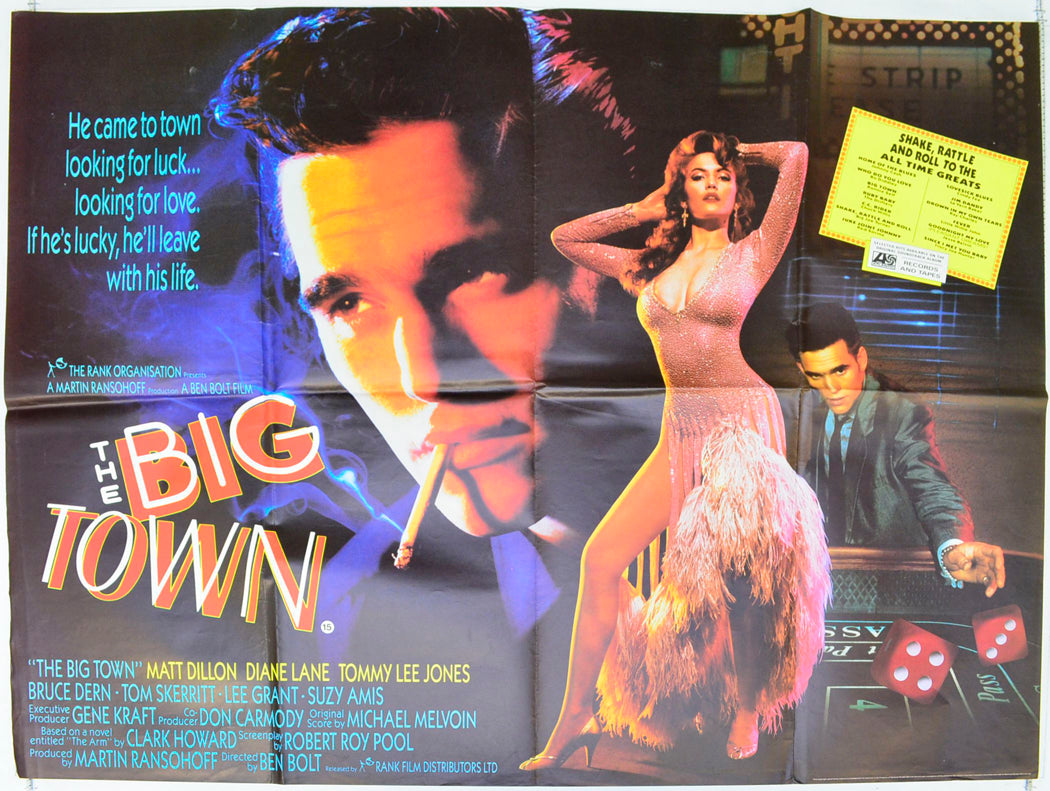 The Big Town Original British Quad Poster - Film Poster - Movie Poster