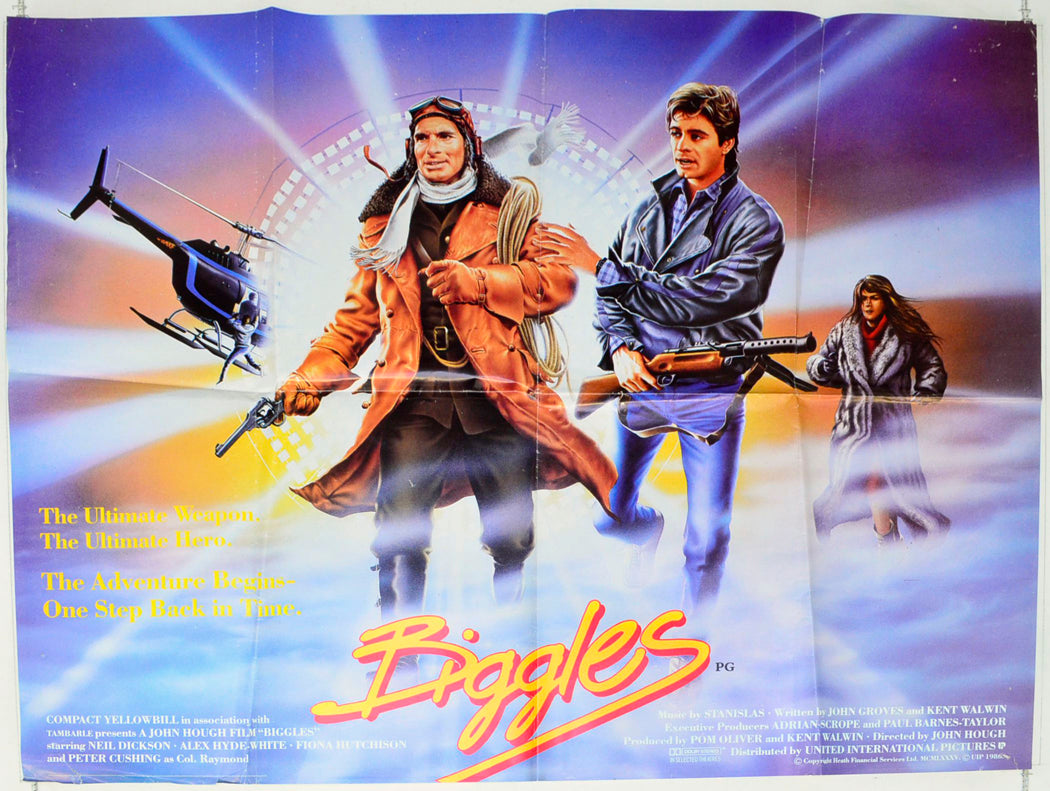 Biggles Original British Quad Poster - Film Poster - Movie Poster