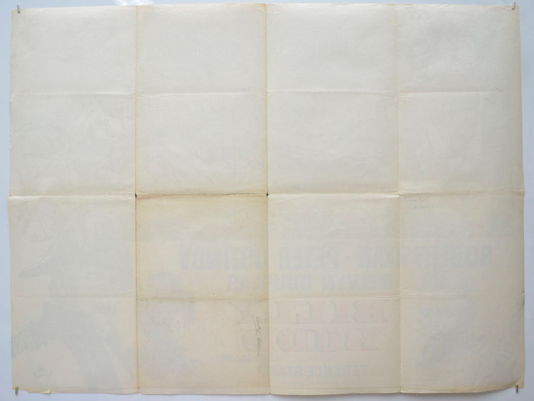 BILLY BUDD (Back) Cinema Quad Movie Poster