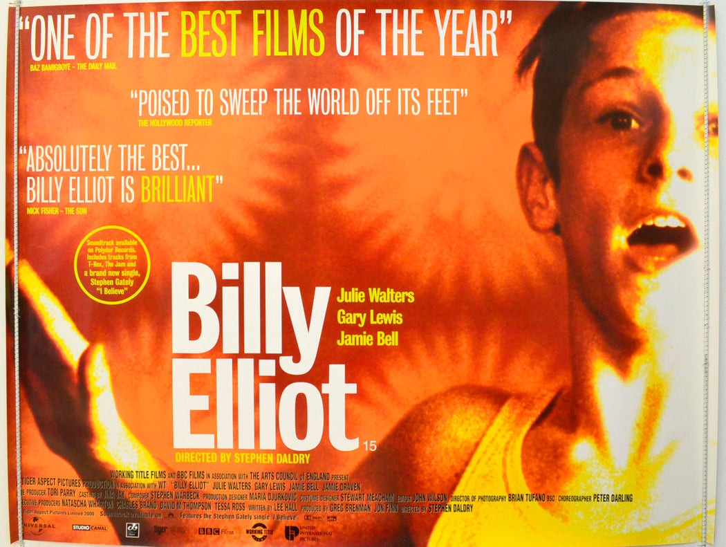 Billy Elliot Original British Quad Poster - Film Poster - Movie Poster