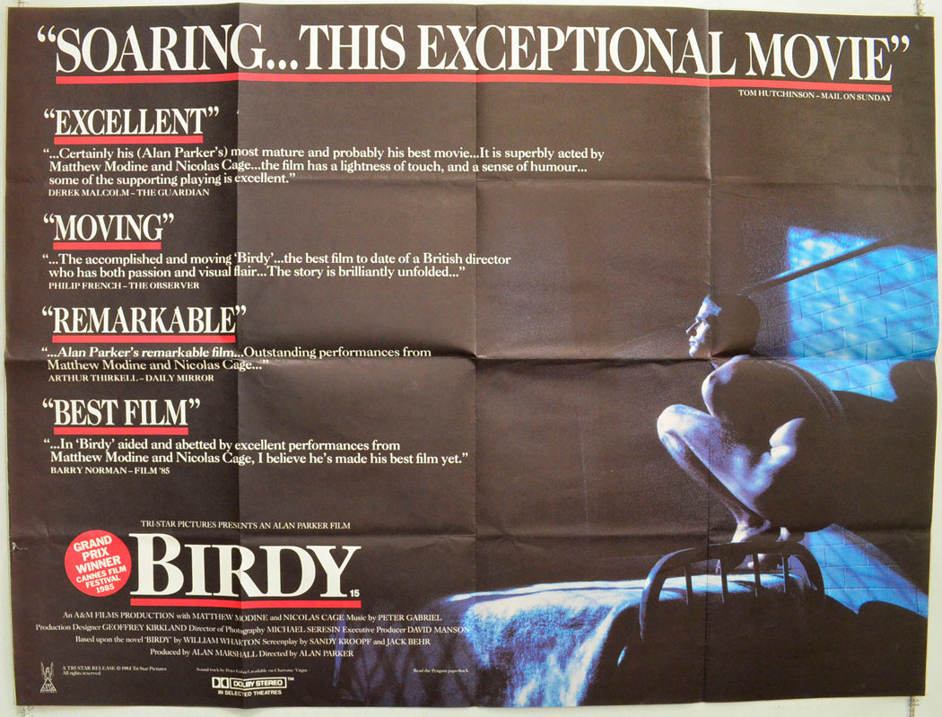 Birdy Original British Quad Poster - Film Poster - Movie Poster