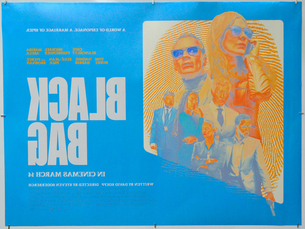 Black Bag (Back) Cinema Quad Movie Poster