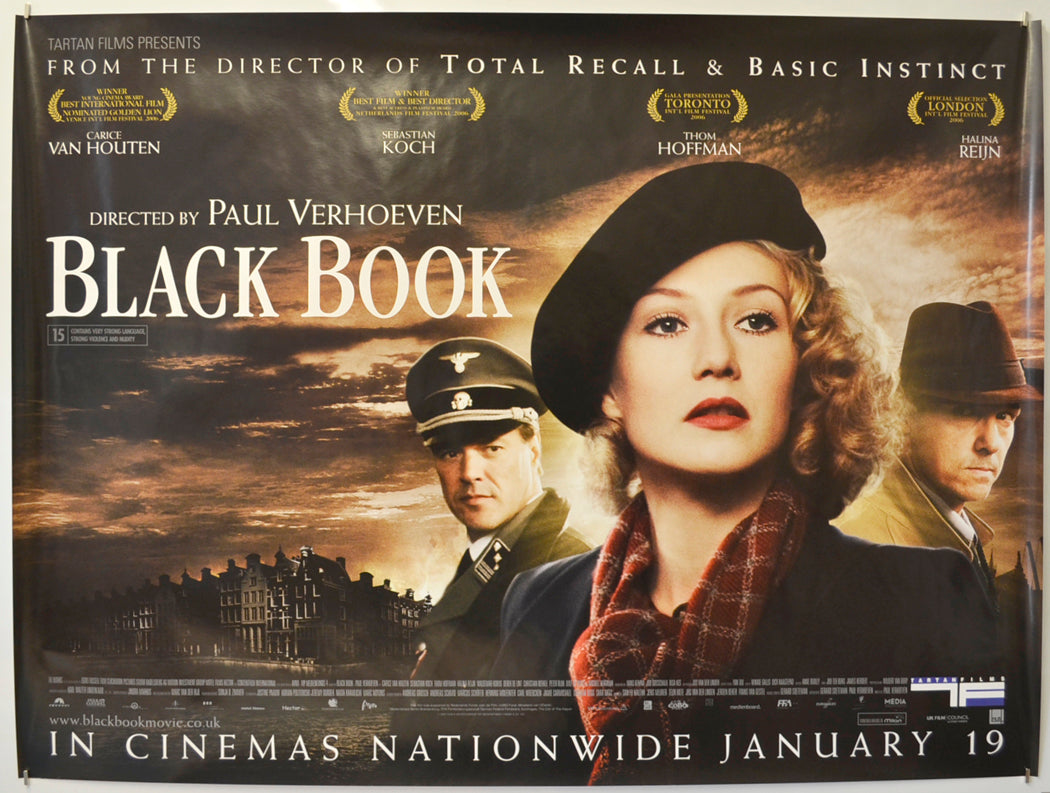 Black Book (a.k.a. Zwartboek) Original Quad Poster - Film Poster - Movie Poster