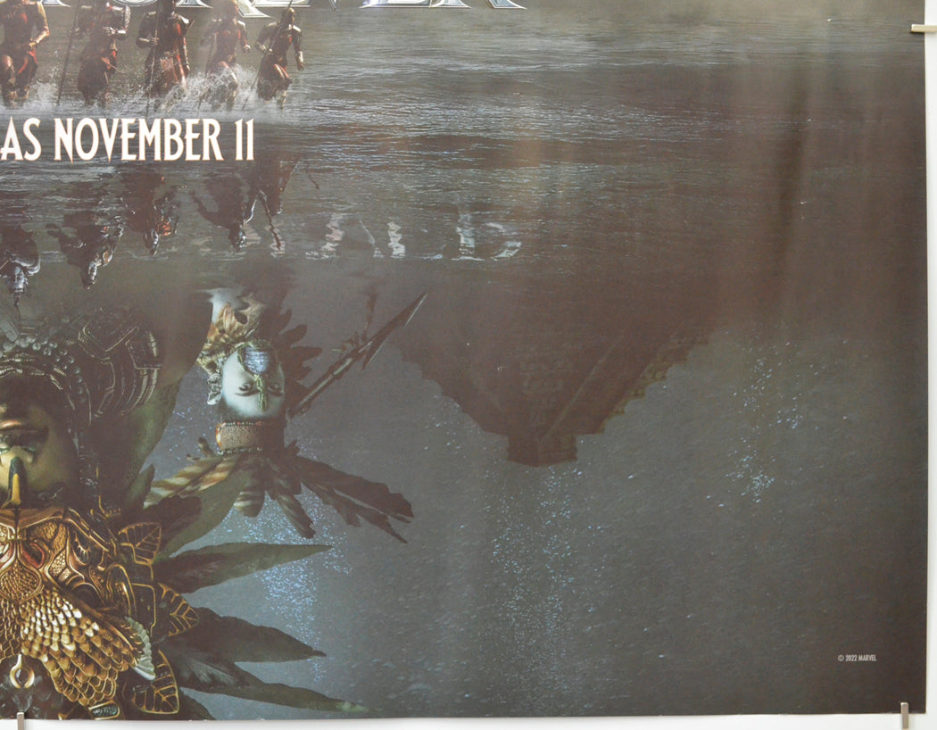 BLACK PANTHER WAKANDA FOREVER (Bottom Right) Cinema Quad Movie Poster