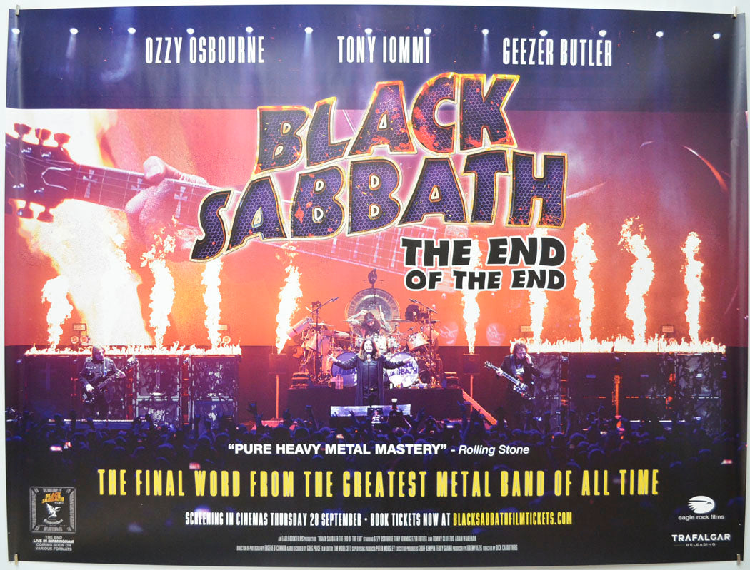 Black Sabbath The End Of The End Original Quad Poster Film Poste black-sabbath-the-end-of-the-end-original-quad-poster-film-poste