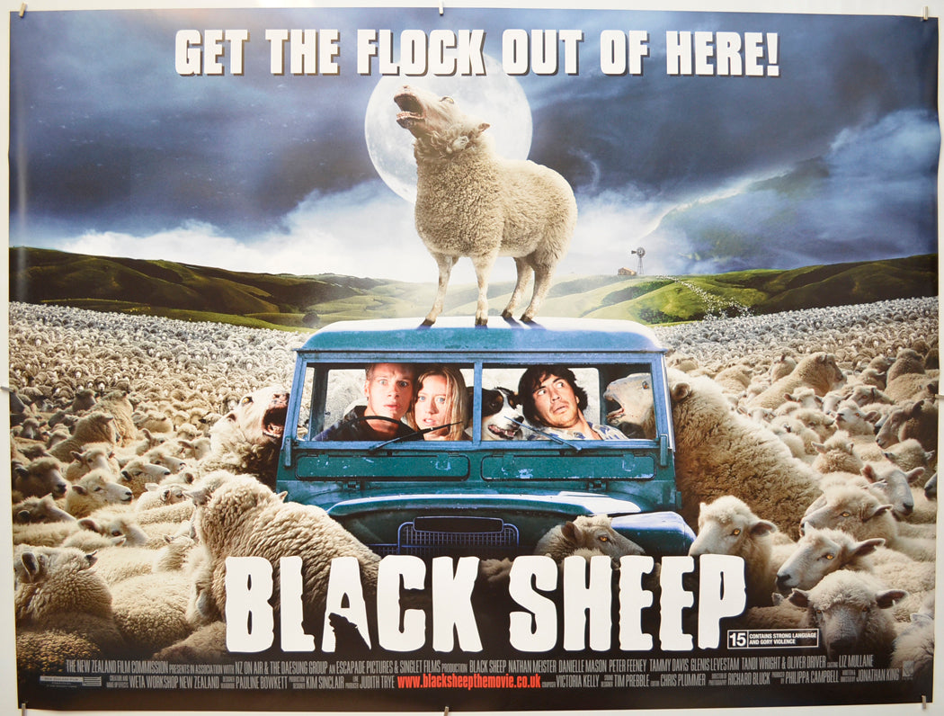Black Sheep Original Quad Poster - Film Poster - Movie Poster
