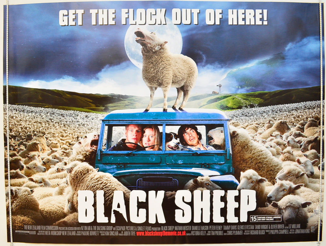 Black Sheep Original Quad Poster - Film Poster - Movie Poster