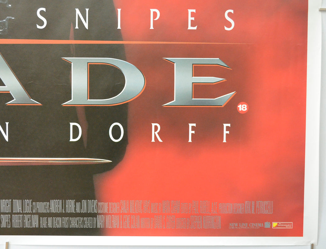 BLADE (Bottom Right) Cinema Quad Movie Poster