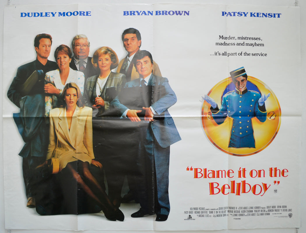 Blame It On The Bellboy Original Quad Poster - Film Poster - Movie Poster