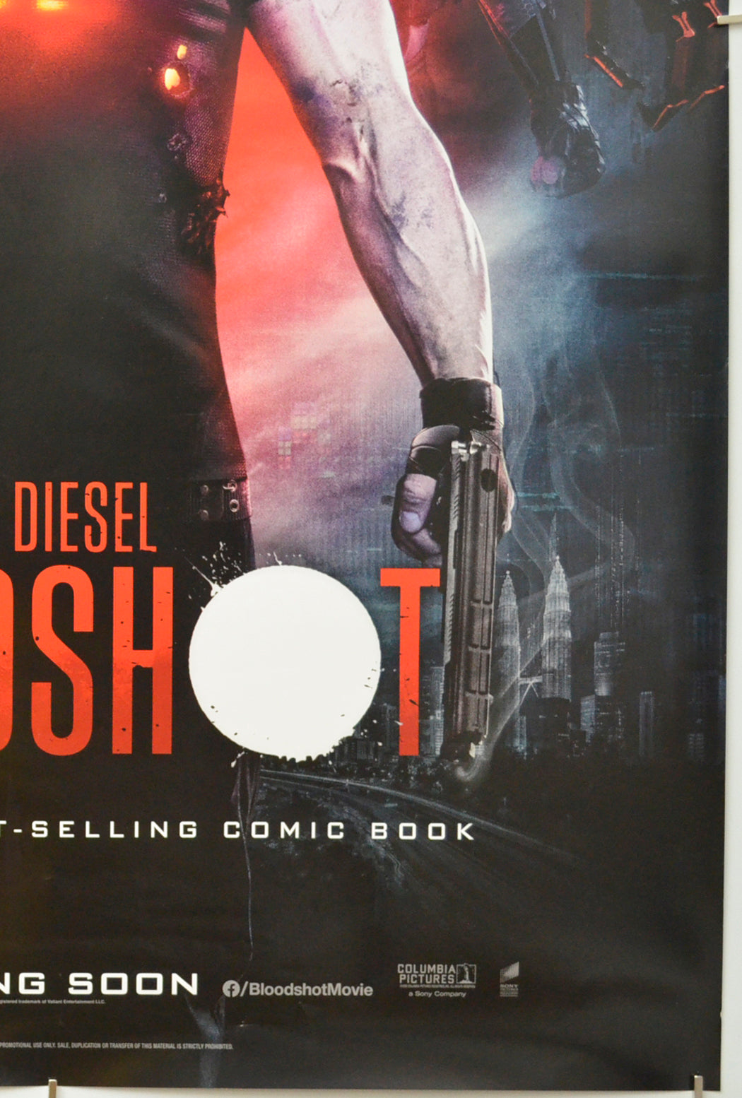 BLOODSHOT (Bottom Right) Cinema One Sheet Movie Poster