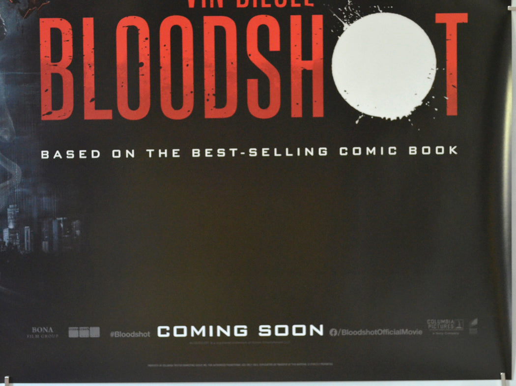 BLOODSHOT (Bottom Right) Cinema Quad Movie Poster