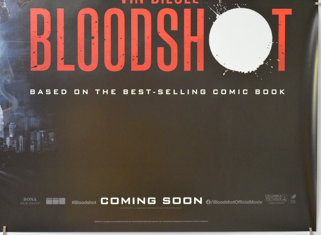 BLOODSHOT (Bottom Right) Cinema Quad Movie Poster