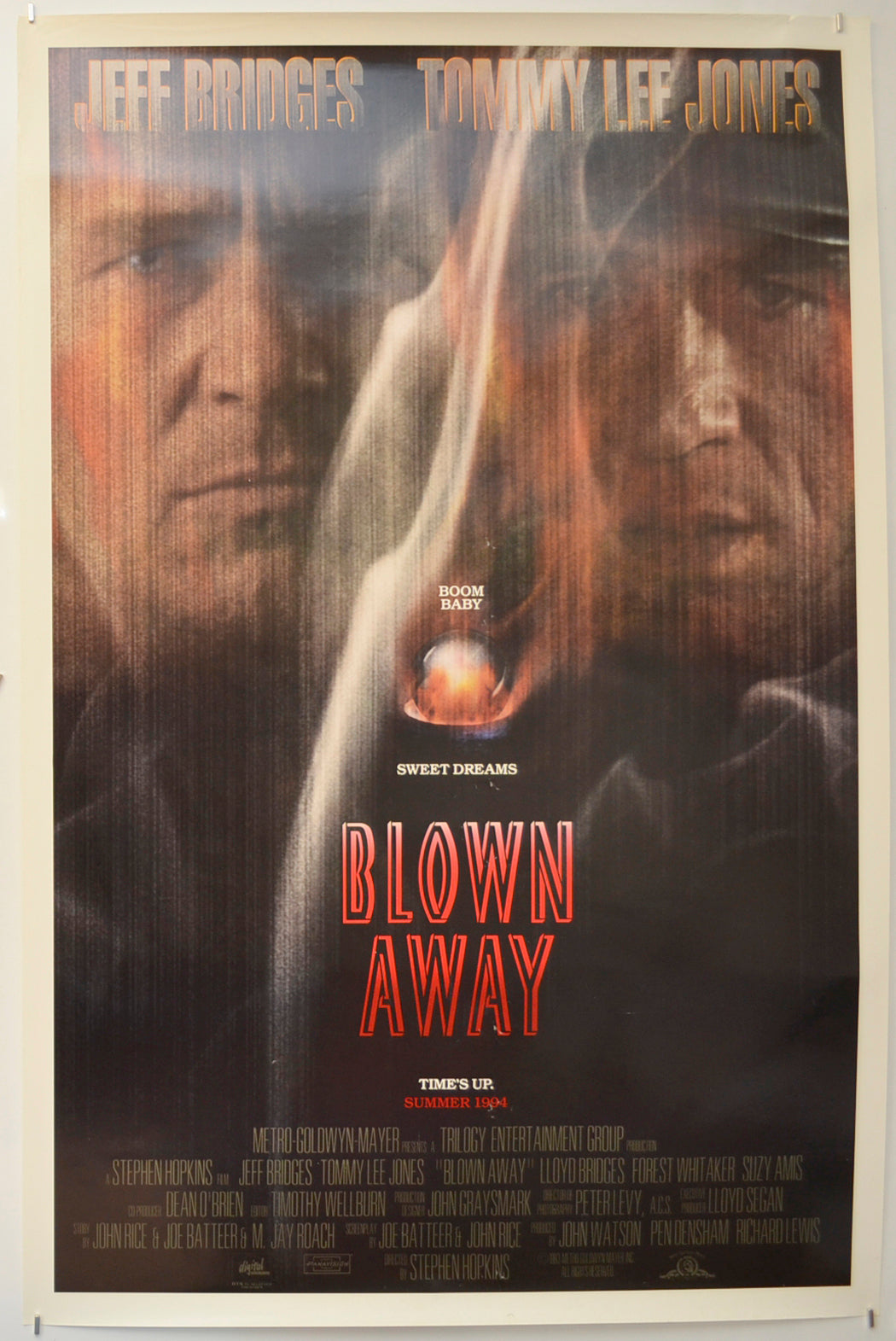 Blown Away (Teaser / Advance Version) Original One Sheet Poster - Film Poster - Movie Poster