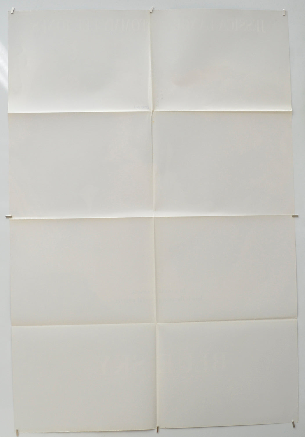 BLUE SKY (Back) Cinema One Sheet Movie Poster